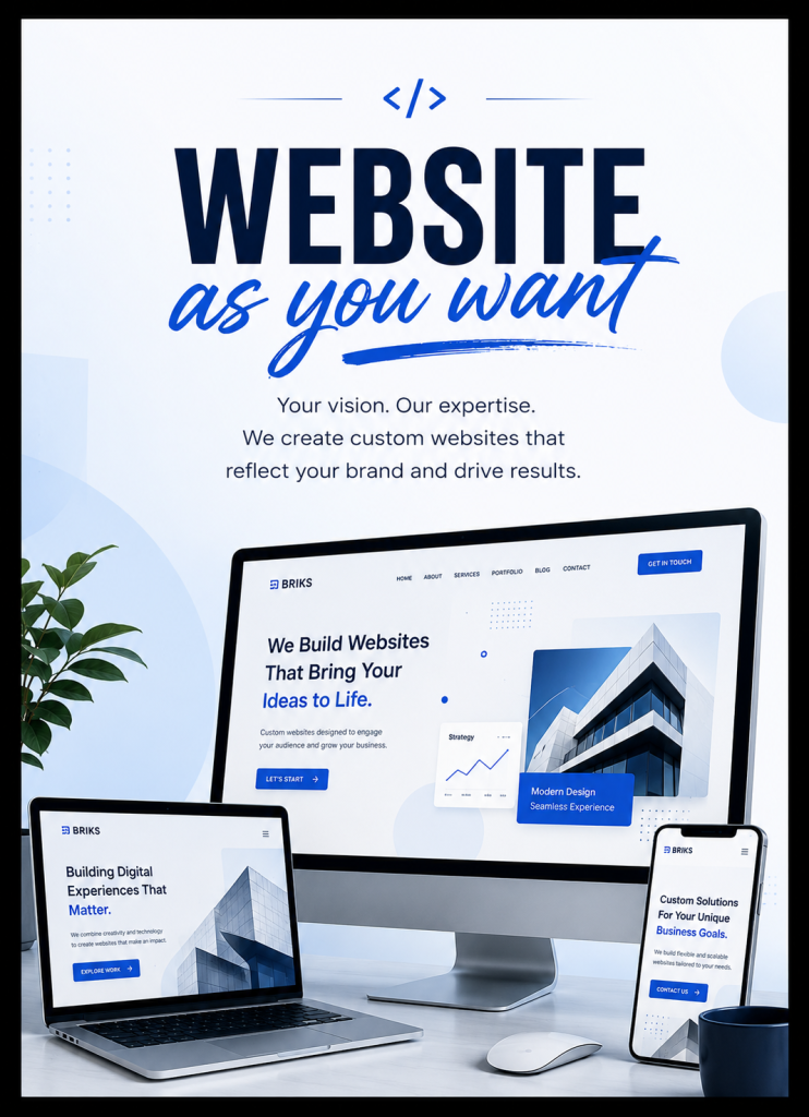 custom website development services in USA